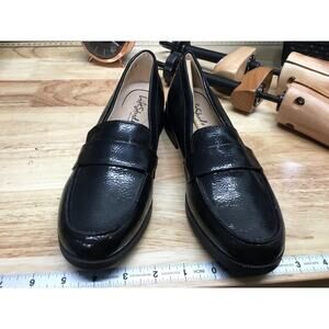 LifeStride Sonoma 2 Loafers Women's 7.5 Black Patent Leather Slip-On Comfort